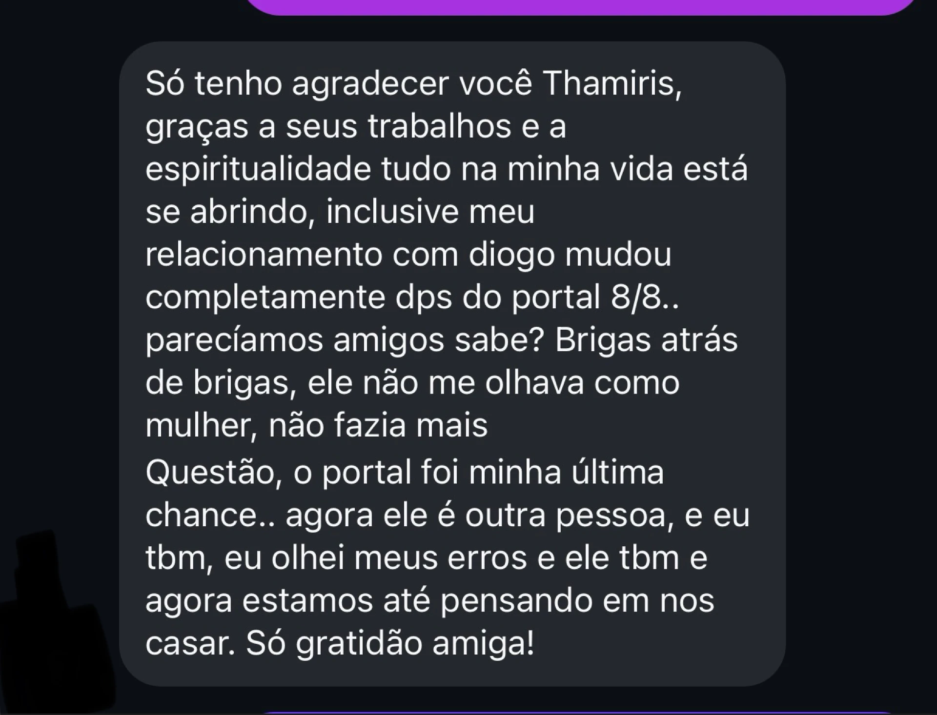 Depoimento real de uma cliente: Só tinha briga